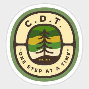 Continental Divide Trail- One Step At A Time Sticker